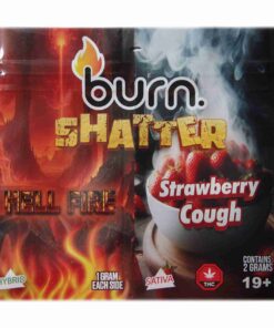 Burn Shatter 2 Grams - Hell Fire + Strawberry Cough - Image 1
