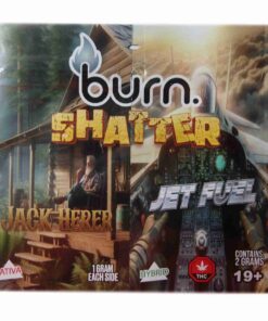 Burn Shatter 2 Grams - Jack Herer + Jet Fuel - Image 1