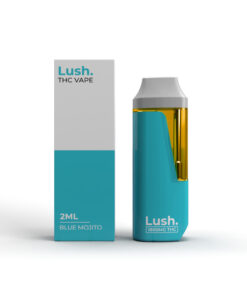 Lush - Discreet THC Disposable Vape (2 Grams) - Blue Mojito (Hybrid) - Image 1