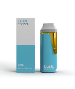 Lush - Discreet THC Disposable Vape (2 Grams) - Rocket Pops (Hybrid) - Image 1