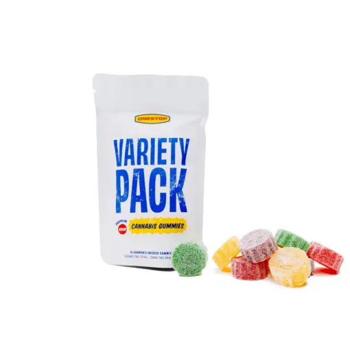 One Stop THC Gummies Variety Pack with 10 gummies