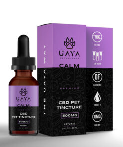 UAYA Tinctures 500mg - CBD Pet - Calm - Image 1