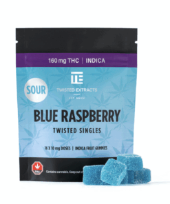 Twisted Extracts - Singles 160mg - Sour Blue Raspberry (Indica) - Image 1