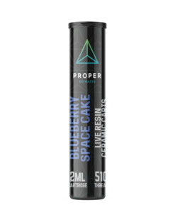 Proper Extracts - Live Resin Carts 2ml - Blueberry Space Cake - Image 1