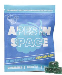 Apes in Space (1000mg) - Blue Raspberry Lemonade - Image 1