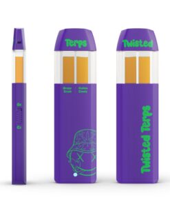 Twisted Terps Dual Chamber Vape 2ml - Grape Crush x Cotton Candy