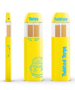 Twisted Terps Dual Chamber Vape 2ml - Lemonade x Passionfruit