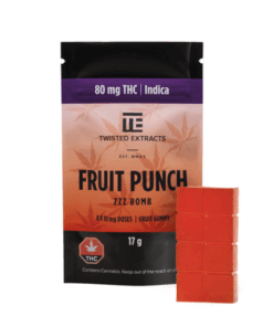 Twisted Extracts - Jelly Bombs 80mg - Fruit Punch (Indica) - Image 1