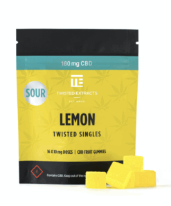 Twisted Extracts - Singles 160mg - Sour Lemon (CBD) - Image 1