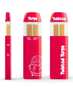 Twisted Terps Dual Chamber Vape 2ml - Strawberry x Birthday Cake