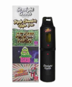 Straight Goods 9g Triple Chamber Vape - Afghan Kush + Sour Space Candy + Super Sour Diesel