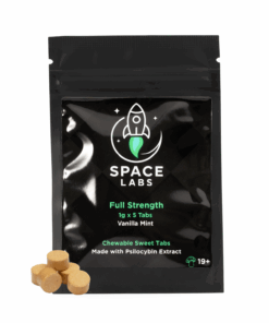 Space Labs - Chewable Sweet Mushroom Tabs - Full Strength (Vanilla Mint 5 Grams) - Image 1