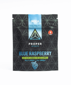 Proper Extracts - 1080mg THC Gummies - Blue Raspberry (Indica) - Image 3