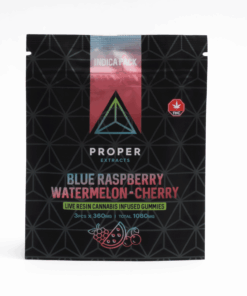 Proper Extracts - 1080mg THC Gummies - Indica Pack - Image 3