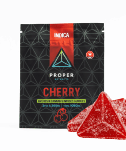 Proper Extracts - 1080mg THC Gummies - Cherry (Indica) - Image 1