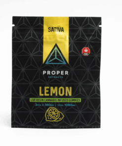 Proper Extracts - 1080mg THC Gummies - Lemon (Sativa) - Image 3