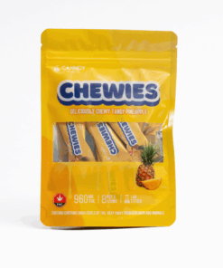 Canndy Edibles - Chewies (Tangy Pineapple 960mg THC) - Image 1
