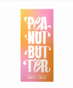 Euphoria Cannabis THC Chocolate 600mg - Peanut Butter - Image 1