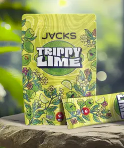 JACKS THC Powder Drink Mix - Trippy Lime 100mg - Image 1