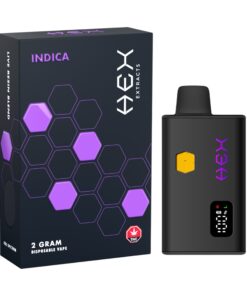 Hex Extracts Live Resin 2g Vape - Backwood Bliss (Indica) - Image 1