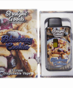 Straight Goods 3g Vape - Blueberry Cookies (Indica) - Image 1
