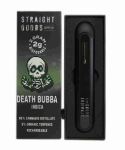 Straight Goods 2g Vape - Death Bubba (Indica) - Image 1