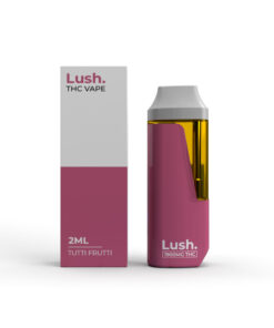 Lush - Discreet THC Disposable Vape (2 Grams) - Tutti Frutti (Hybrid) - Image 1