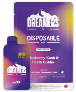 Dreamers 6g Dual Vapes - Blueberry Kush + Death Bubba - Image 2