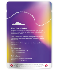 Dreamers 6g Dual Vapes - Blueberry Kush + Death Bubba - Image 3