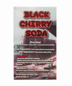 Burn Disposable Vape (3g) - Black Cherry Soda (Indica) - Image 2