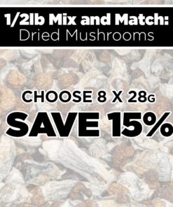 1/2lb Mix and Match Dried Mushrooms - Image 1