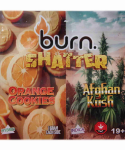 Burn Shatter 2 Grams - Orange Cookies + Afghan Kush - Image 1