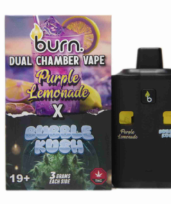Burn Dual Vape (6g) - Purple Lemonade + Bubble Kush - Image 1