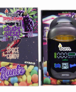 Burn Triple Combo (3g) - Grape Diesel + Space Candy + Runtz