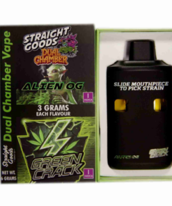 Straight Goods 6g Dual Chamber Vape - Alien OG + Green Crack - Image 1