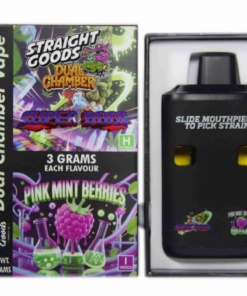 Straight Goods 6g Dual Chamber Vape - Super Boof + Pink Mint Berries - Image 1