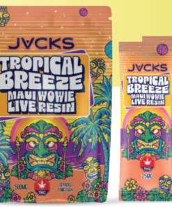 JACKS THC Powder Drink Mix - Tropical Breeze Maui Wowie LR 250mg - Image 1